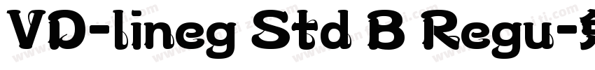 VD-lineg Std B Regu字体转换